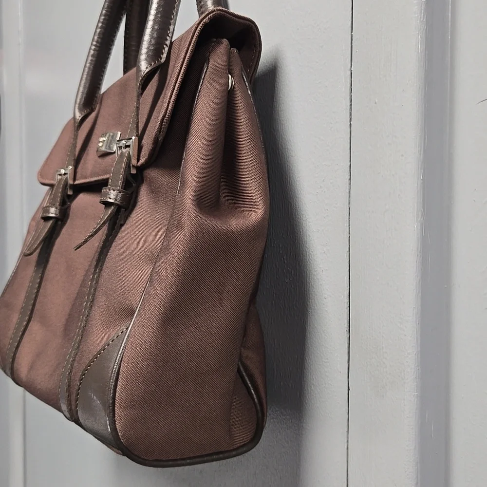 Paquetage Brown Canvas/leather Type Bag